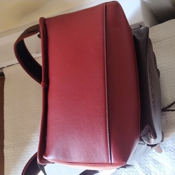 Coach League Flap Backpack In Colorblock - Picture 7 of 12